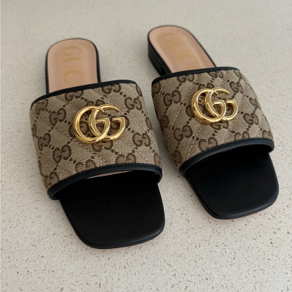 SOLD Gucci Jolie Slide Sandal EU 38.5 US 8.5 - Picture 2 of 8